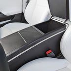 DSI - Interior Vinyl Wrap Trim for 2021-2023 Tesla Model S/Model X (Plaid & Long Range Refresh) (Black Carbon Fiber, Model X)