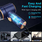 DSI - Handheld Car Vacuum Cleaner, 9000Pa Vacuum Cleaner and Air Duster, 120W High Power Hand Held Vacuum with LED Light and Multi-Nozzles for Car, Home, Office, Pet