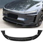EVBASE Front Lip Spoiler for Tesla Model Y Juniper 2025+, Gloss Black Bumper Splitter Body Kit Upgrade
