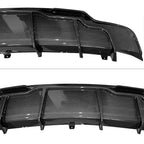 DSI - Rear Lip Bumper Diffuser Compatible with 2017-2022 Tesla Model 3 Lower Bumper Lip Spoiler Body Kit 3PCS (Carbon Fiber Style)