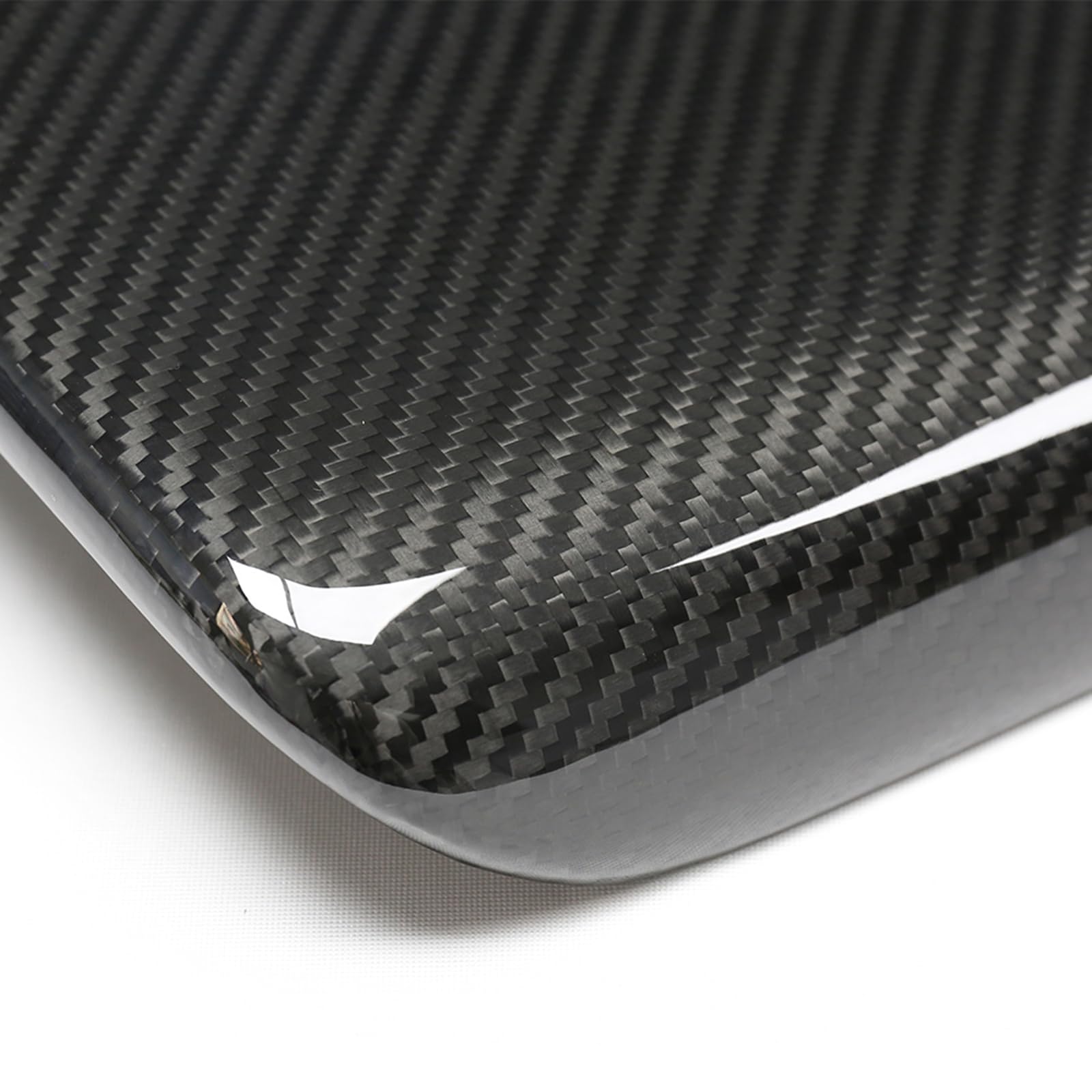 DSI - Center Console Armrest Box Panel Trim For Tesla Model S Model X 2021-2023 Carbon Fiber