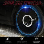 DSTAR - 19 Inch Wheel Covers for Tesla Model Y Juniper Crossflow Wheels 2025, Centers Lock Installation Rim Protector, Full Coverage Hubcaps Exterior Accessories (Black Ring, 4 PCS)