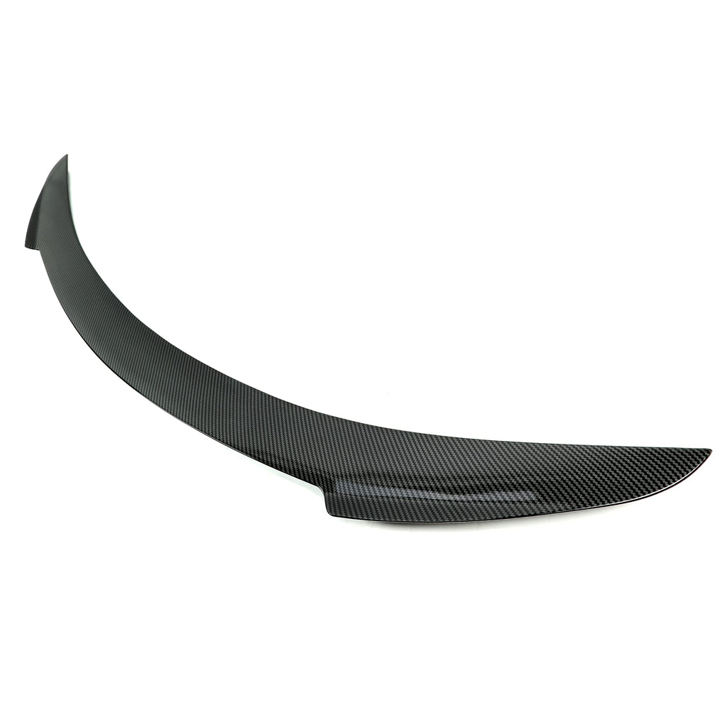 DSI - Rear Trunk Spoiler Compatible with 2012-2021 Tesla Model S JC Style Trunk Lid Wing Lip Splitter Air Deflector ABS Plastic Carbon Fiber Style
