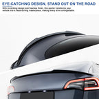 DSI - Spoiler for Tesla Model 3 2016-2022 Wing Rear Spoiler Trunk Tail Rear Trunk Lid,M4 Style Matte Black Style Performance,Model 3 Accessories