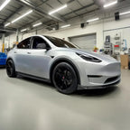 DSI - Side Skirts Extensions Fit for Tesla Model Y 2020 2021 2022 2023 2024 "Carbon Fiber Look" 4PCS Add-On Side Skirt Kit
