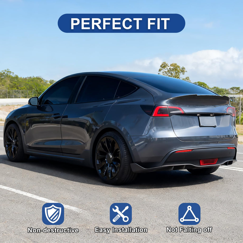 DSI - Spoiler for Tesla Model 3 2016-2022 Wing Rear Spoiler Trunk Tail Rear Trunk Lid,M4 Style Matte Carbon Fiber Style Performance,Model 3 Accessories
