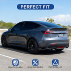 DSI - Spoiler for Tesla Model 3 2016-2022 Wing Rear Spoiler Trunk Tail Rear Trunk Lid,M4 Style Matte Carbon Fiber Style Performance,Model 3 Accessories