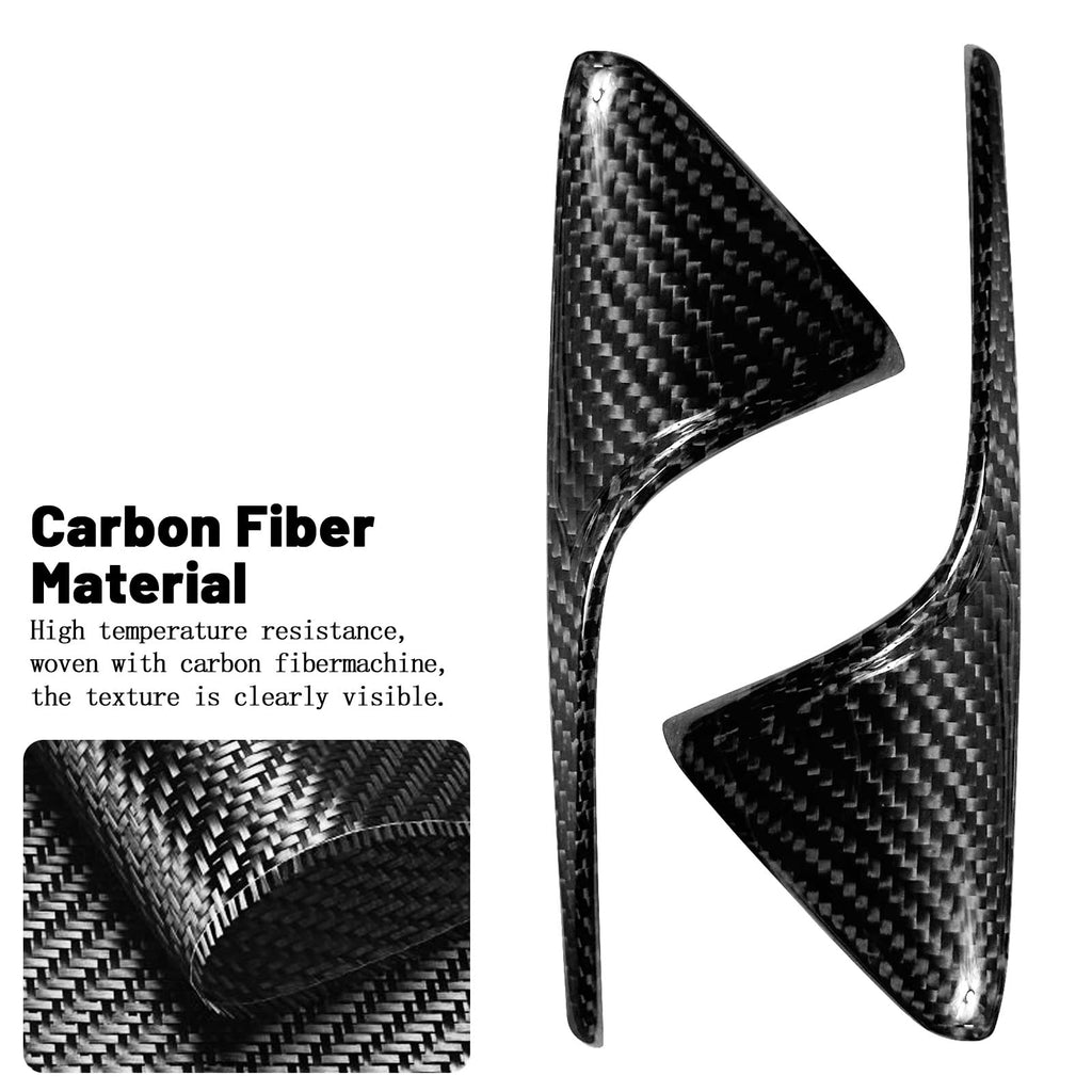 DSTAR -  Carbon Fiber Turn Signal Side Camera Covers for Tesla Model 3 2017-2023 & Model Y 2020-2023