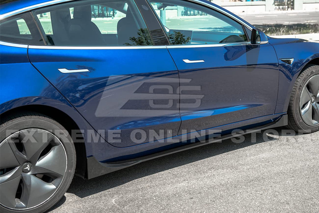 DSTAR - Performance Track Style Full Body Kit for Tesla Model 3 2017-2023, Front Lip, Side Skirts and Rear Wing