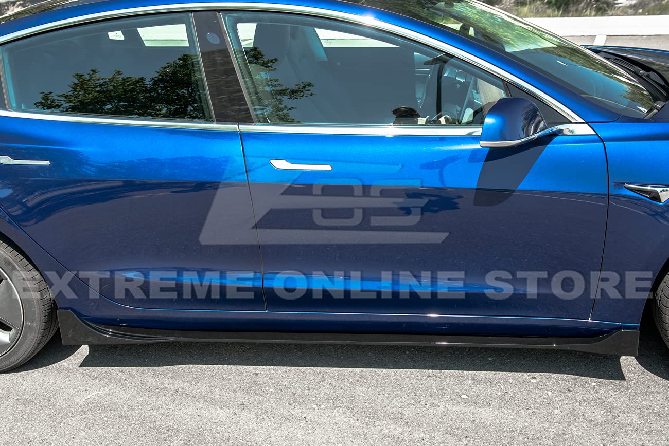 DSTAR - Performance Track Style Full Body Kit for Tesla Model 3 2017-2023, Front Lip, Side Skirts and Rear Wing