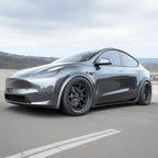 DSI - Side Skirts Extensions Fit for Tesla Model Y 2020 2021 2022 2023 2024 "Carbon Fiber Look" 4PCS Add-On Side Skirt Kit