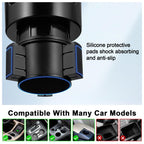 DSI - Car Cup Holder Expander Adjustable Base with Phone Mount 360° Rotation Cup Holder Cell Phone Holder for Car Compatible with iPhone All Smartphones