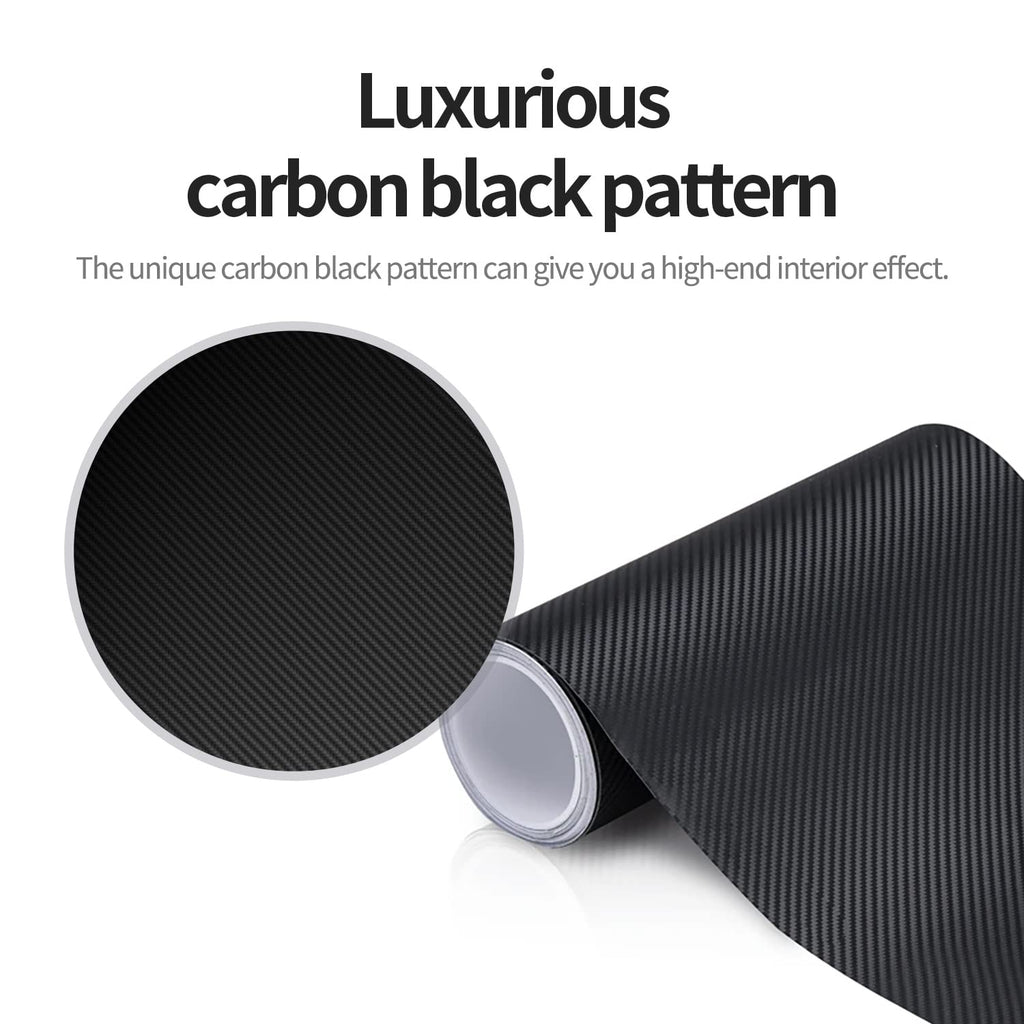 DSI - Tesla Model Y Juniper 2025 Release Steering Wheel Trim Carbon Fiber Protector Wrap Cover 1 Set, Including Button Area Protection, Perfect Protection, Stickers