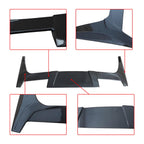 DSI - Carbon Fiber Look Fits for 2016-2025 Tesla Model X Rear Top Window Roof Spoiler Wing ST Style ABS Plastic Exterior Body Kits Trim