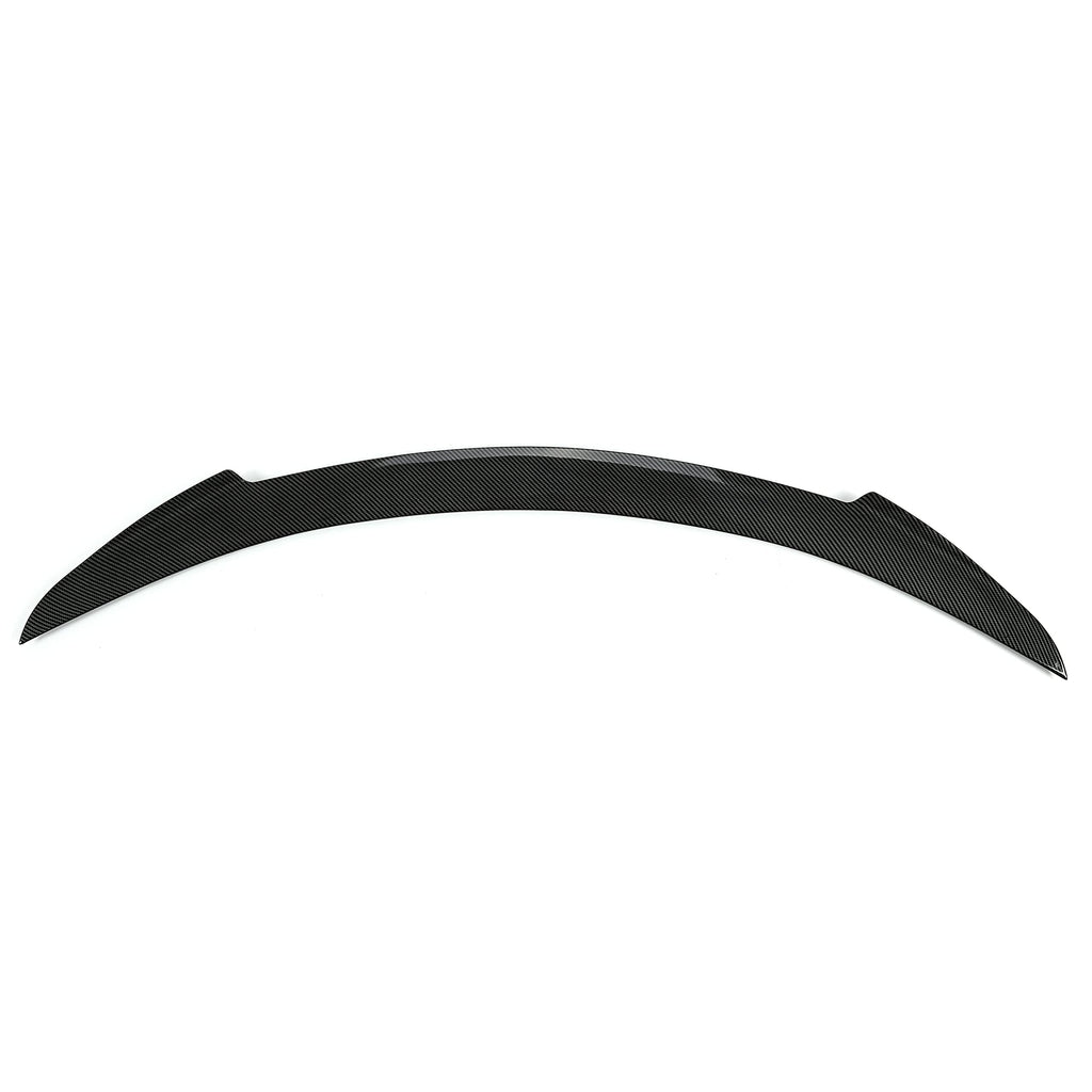 DSI - Rear Trunk Spoiler Compatible with 2012-2021 Tesla Model S JC Style Trunk Lid Wing Lip Splitter Air Deflector ABS Plastic Carbon Fiber Style