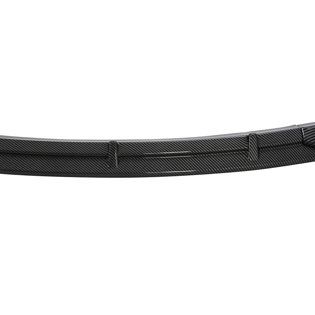 DSI - Carbon Fiber Style Front Lip Spoiler - FITS - 2016-2020 Tesla Model S - 3Pcs  Front Bumper Lip -FITS - 2016-2020 Tesla Model S 3Pcs - Carbon Fiber Style Front Lip Spoiler / Splitter / Air Dam / Body Kit / Trim  - $69.00