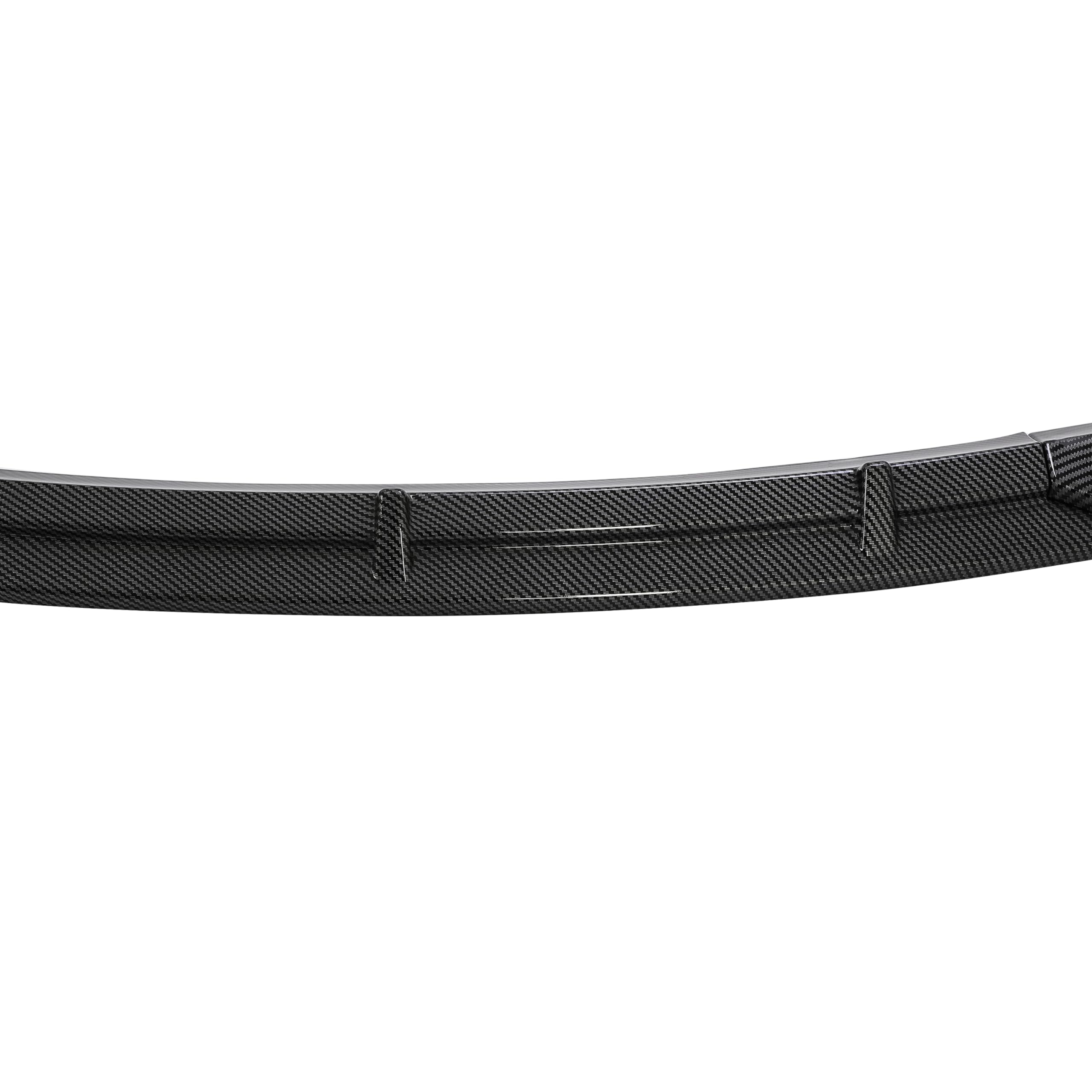 DSI - Carbon Fiber Style Front Lip Spoiler - FITS - 2016-2020 Tesla Model S - 3Pcs  Front Bumper Lip -FITS - 2016-2020 Tesla Model S 3Pcs - Carbon Fiber Style Front Lip Spoiler / Splitter / Air Dam / Body Kit / Trim  - $69.00