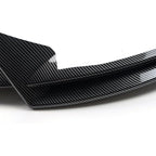 DSI - Front Lip 3Pcs Compatible with for Tesla Model Y 2020 2021 2022 2023 2024 V Style Front Bumper Lip Splitter Spoiler (Carbon Fiber Print)