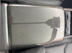 DSI - Center Console Armrest Box Panel Trim For Tesla Model S Model X 2021-2023 Carbon Fiber