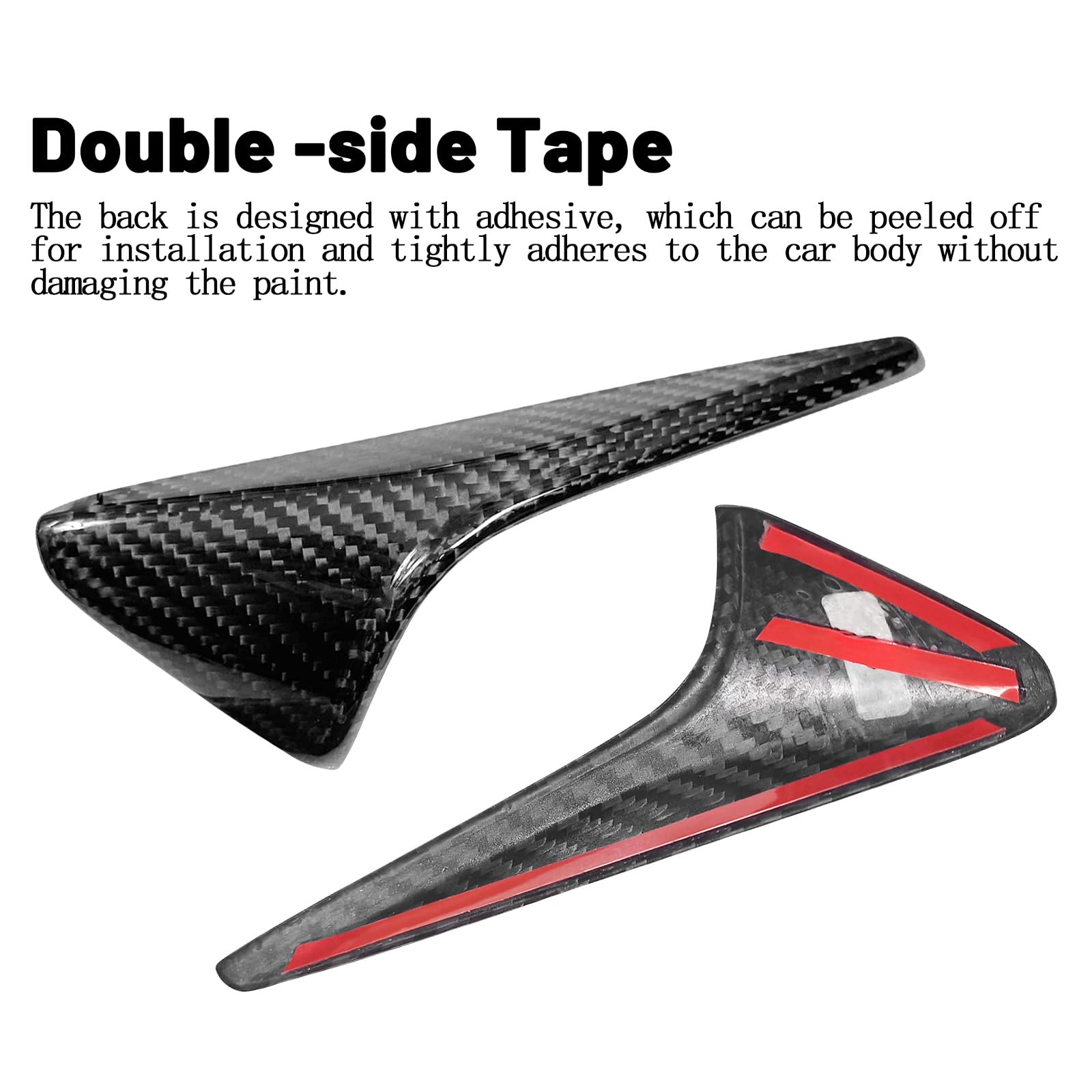 DSTAR -  Carbon Fiber Turn Signal Side Camera Covers for Tesla Model 3 2017-2023 & Model Y 2020-2023