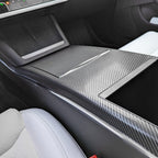 DSI - Interior Vinyl Wrap Trim for 2021-2023 Tesla Model S/Model X (Plaid & Long Range Refresh) (Black Carbon Fiber, Model X)