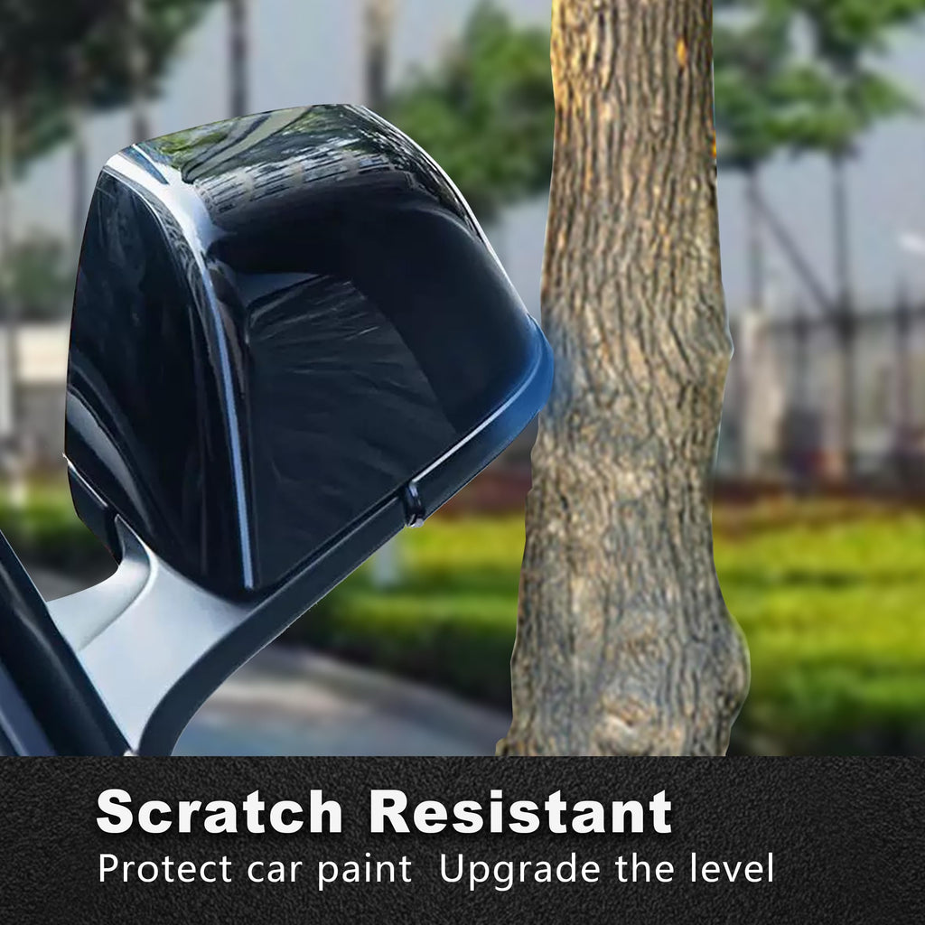 DSI - FITS Tesla Y-Shaped Side Mirror Decorative Strip Cover - Premium Exterior Accessories (M Y -Glossy Carbon Fiber Pattern)