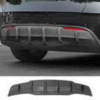 DSI - Rear Diffuser for Tesla Model Y (2020-2025) – No Drilling. This Rear Bumper molding Protector Lip is Made of PP Material with Not Applicable Juniper (Matte Carbon Fiber)