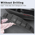 DSI - Rear Diffuser for Tesla Model Y (2020-2025) – No Drilling. This Rear Bumper molding Protector Lip is Made of PP Material with Not Applicable Juniper (Matte Carbon Fiber)