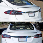 DSI - Carbon Fiber Factory Style Rear Trunk Spoiler Compatible with 2012-2018 Tesla Model S Models