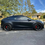 DSI -  4-Piece Side Skirt Extension Kit for Tesla Model Y 2020-2024, Gloss Black ABS Rocker Panel Splitter