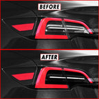DSI - PreCut Vinyl Smoke Tint for 2020-2022 Tesla Model Y Tail Light (3. Taillight Insert w/Cutout, 20percent Dark Smoke)