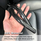 DSI - FITS Tesla Y-Shaped Side Mirror Decorative Strip Cover - Premium Exterior Accessories (M Y -Glossy Carbon Fiber Pattern)