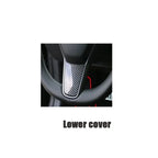 DSI - NEW Steering Wheel Trim Cover For Tesla Model 3/Y Interior Accessories Compatible With Tesla Model 3/Y Carbon Fiber Pattern