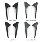 DSI -  Side Camera Cover Lens Protector - FITS Tesla New Model 3 Highland 2024 Black White Red Shiny Matte Carbon Fiber Pattern