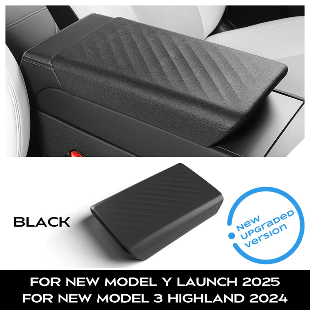DSI - Tesla Model Y L / Y  Juniper 2026 Model 3 Highland TPE Case Center Console Arm Rest Lid Armrest Cover Accessories