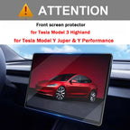 DSI - Tempered Glass Film Protector for Tesla Model 3 Highland Model Y Juniper Model Y Performance Rear Center Control Screen