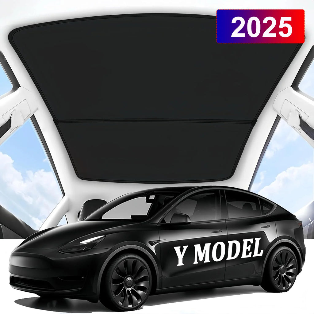 DSI - Tesla Model Y Juniper 2025 2026 Launch Sun Shade Front Rear Side Window Sunshade Windshield Sun Outdoor Camping Accessories