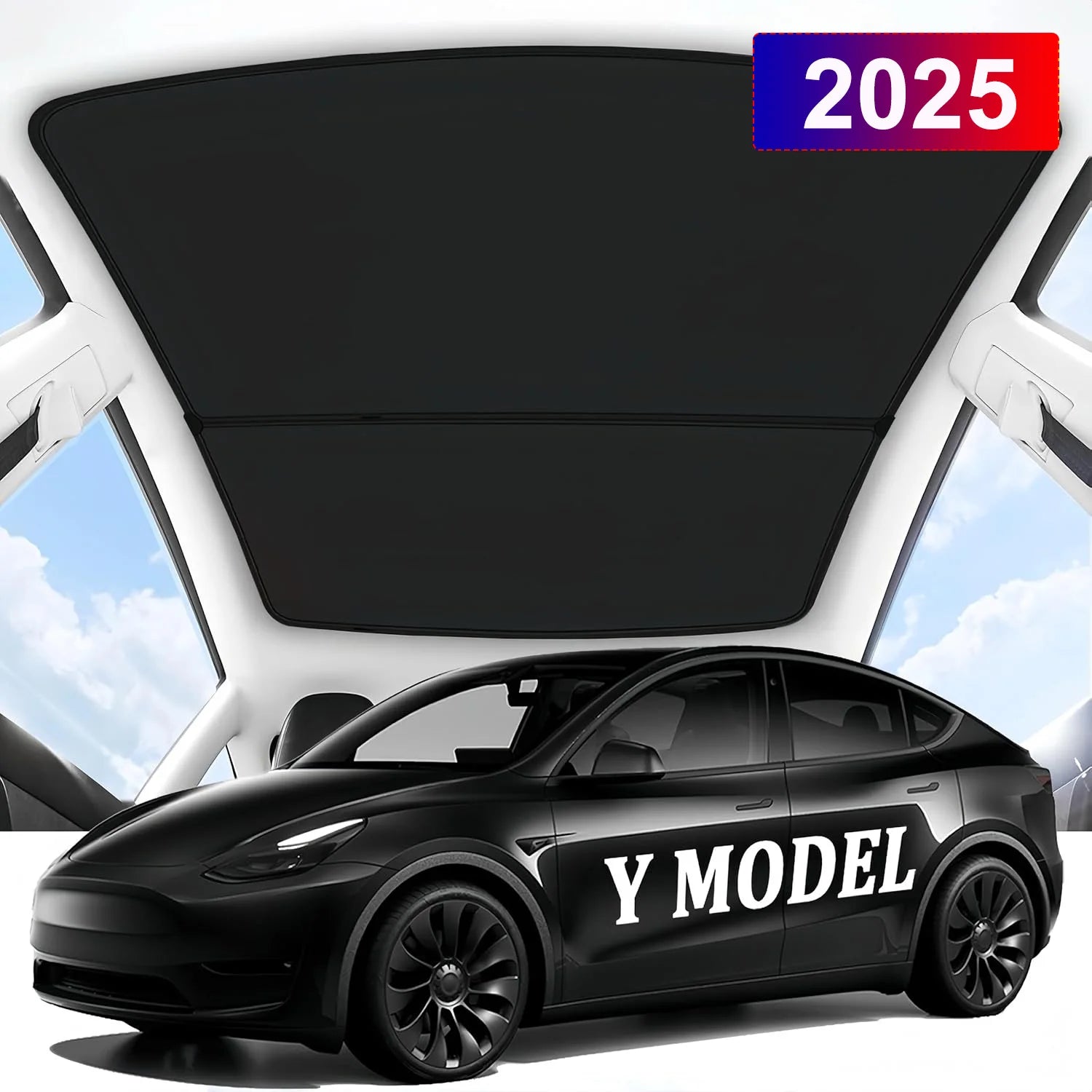 DSI - Tesla Model Y Juniper 2025 2026 Launch Sun Shade Front Rear Side Window Sunshade Windshield Sun Outdoor Camping Accessories