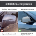 Car Rear View Mirror for Tesla Model Y Juniper 2025 ABS Carbon Fiber Decorative Shell Exterior Accessories Car Rearview Cover