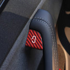 DSI - Door Switch Button Sticker -FITS Tesla Model Y Juniper 2026  Opening Button Trim Patch New Model 3 Carbon Fiber Pattern Decor Cover