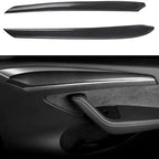 DSI - Carbon Fiber Center Console Wrap - FITS Tesla Model Y 3 2023 ABS  Cover Kit Dashboard Armrest Door Side Trim Sticker Accessories