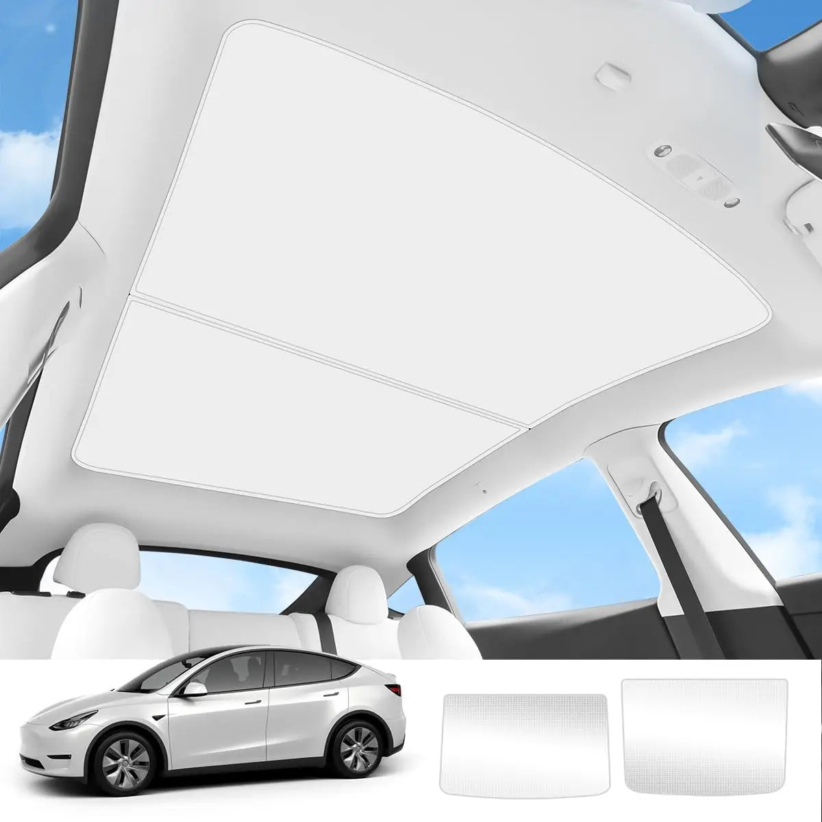 DSI - Tesla Model Y Juniper 2025 2026 Launch Sun Shade Front Rear Side Window Sunshade Windshield Sun Outdoor Camping Accessories