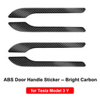 DSI - Carbon Fiber Center Console Wrap - FITS Tesla Model Y 3 2023 ABS  Cover Kit Dashboard Armrest Door Side Trim Sticker Accessories