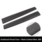 DSI - Carbon Fiber Center Console Wrap - FITS Tesla Model Y 3 2023 ABS  Cover Kit Dashboard Armrest Door Side Trim Sticker Accessories