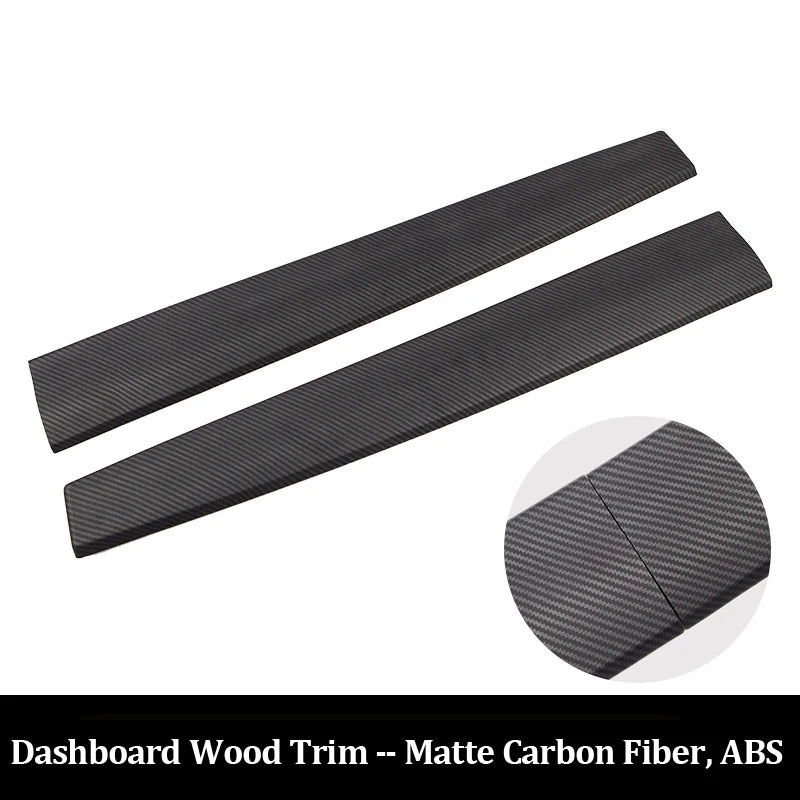 DSI - Carbon Fiber Center Console Wrap - FITS Tesla Model Y 3 2023 ABS  Cover Kit Dashboard Armrest Door Side Trim Sticker Accessories