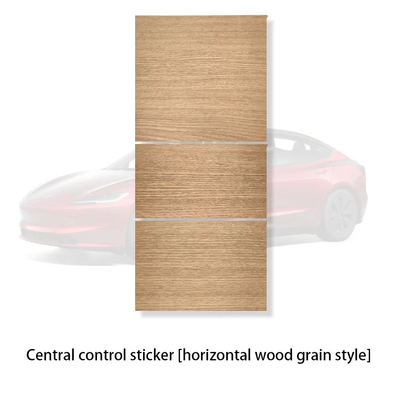 DSI - r Center Console Panel Sticker Suede Film - FITS -  Tesla Model 3 & Y Highland Juniper Carbon Central Control Cover Car Interior Accessories
