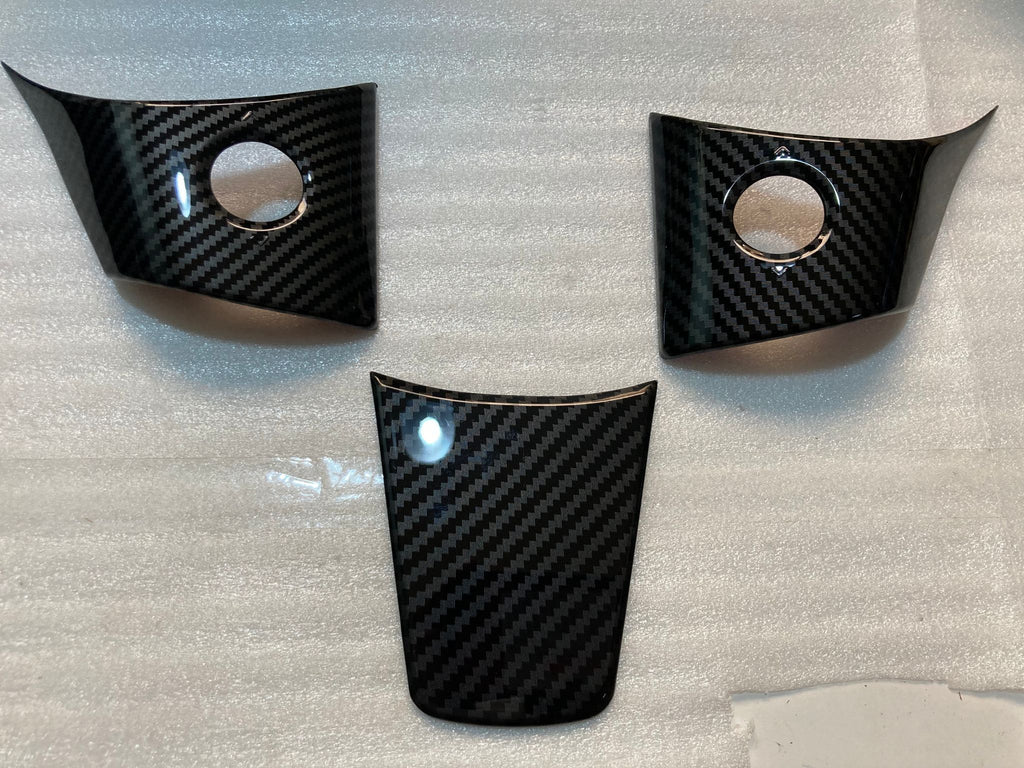 DSI - 3 Pcs Set Car Steering Wheel Decoration For Tesla Model 3 With Logo