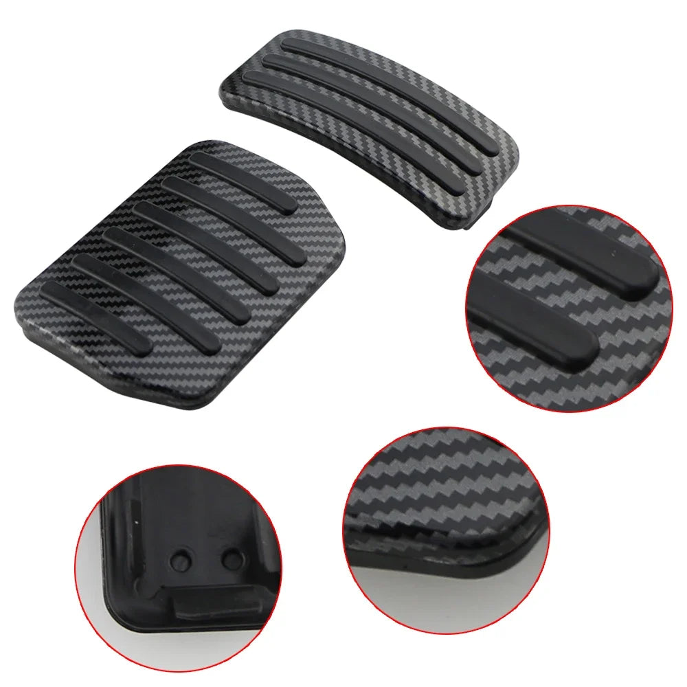 DSI - Car Pedals for Tesla Model 3 Model Y 2022 2023 2024 Accelerator Gas Brake Pedal Cover Non-Slip Carbon Fiber Pad Accessories