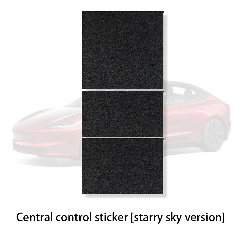 DSI - r Center Console Panel Sticker Suede Film - FITS -  Tesla Model 3 & Y Highland Juniper Carbon Central Control Cover Car Interior Accessories