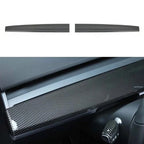 DSI - Carbon Fiber Center Console Wrap - FITS Tesla Model Y 3 2023 ABS  Cover Kit Dashboard Armrest Door Side Trim Sticker Accessories